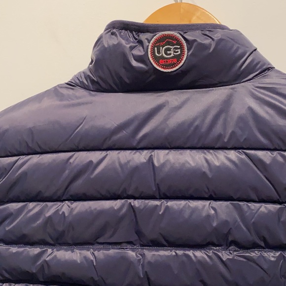 NEW Ugg Women’s Puffer Navy Vest - Picture 7 of 8